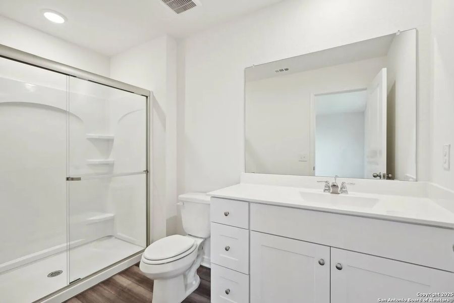 Furnished interior view inside a new home in Sutton Farms, San Antonio (Image 7).