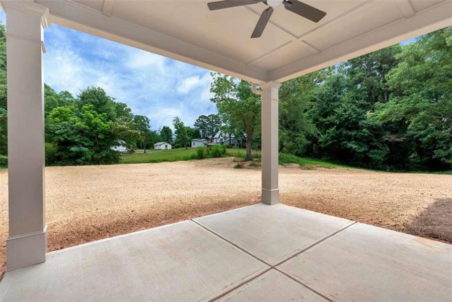 Exterior details and patio area of a home in , Maysville (Image 3).