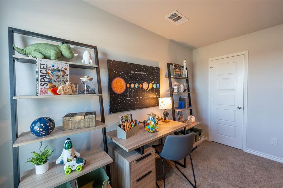 Furnished interior view inside a new home in Retreat at Fossil Creek, Fort Worth (Image 20).