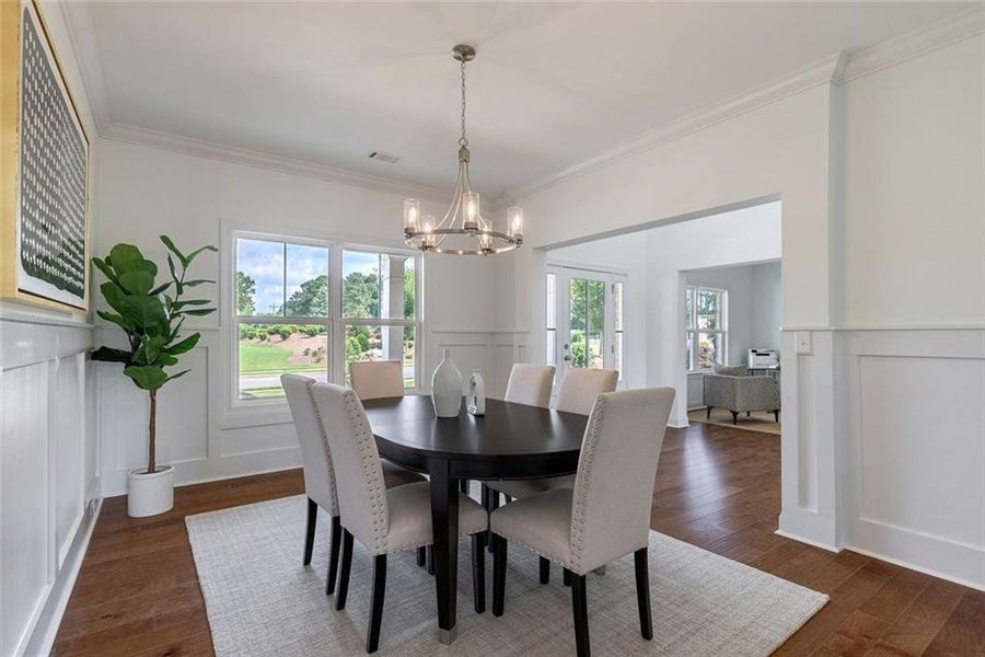 Furnished interior view inside a new home in , Watkinsville (Image 10).