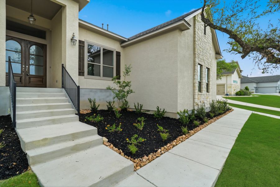Exterior details and patio area of a home in Johnson Ranch, Bulverde (Image 3). Exterior details and patio area of a home in Johnson Ranch, Bulverde (Image 3).