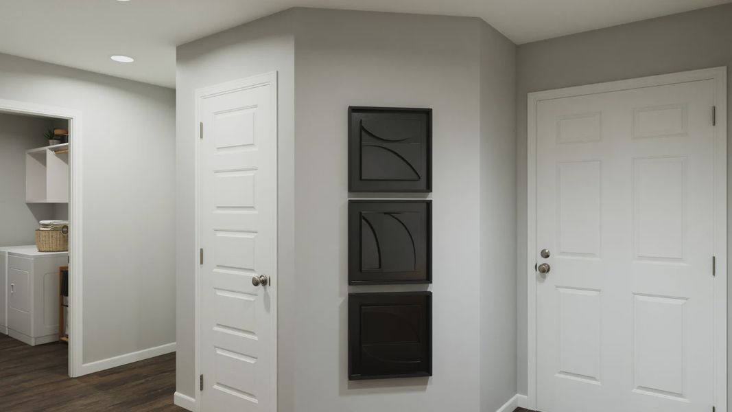 Representative furnished interior of a home built from the The Messina by Legend Homes in Hunters Ranch, San Antonio (Image 5).