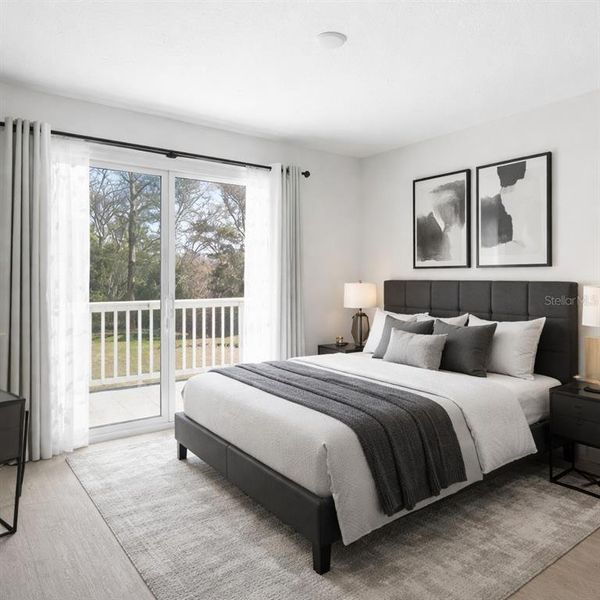 Furnished interior view inside a new home in Blue Diamond , Orlando (Image 19).