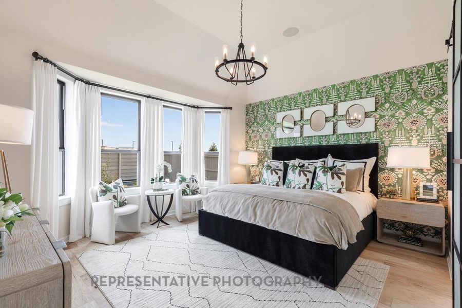 Furnished interior view inside a new home in Bridgeland: 40ft. lots, Cypress (Image 11).