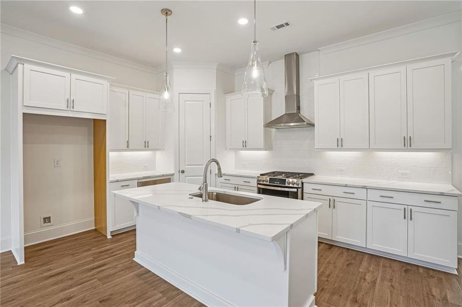 Furnished interior view inside a new home in Waterhaven, Cumming (Image 10).