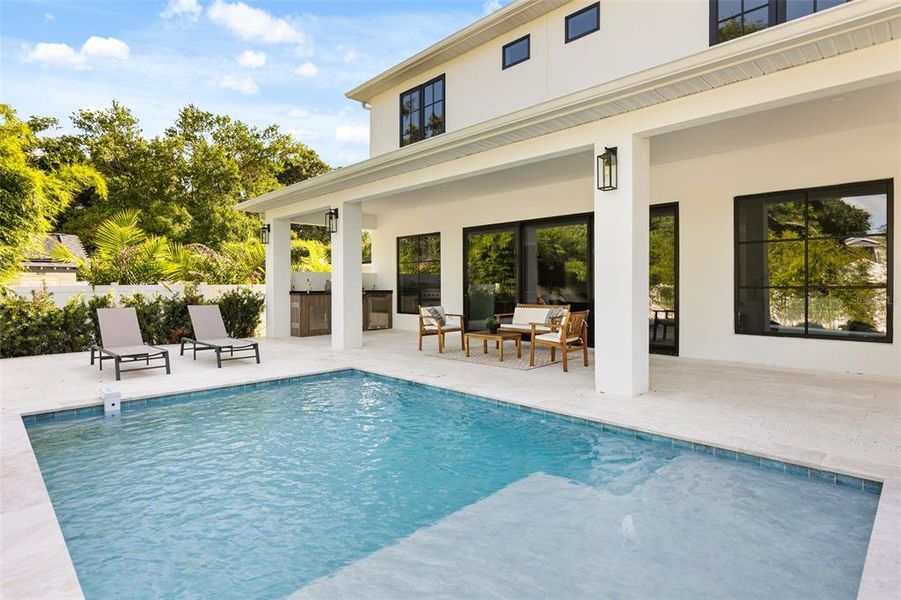 Exterior details and patio area of a home in College Park, Orlando (Image 3). Exterior details and patio area of a home in College Park, Orlando (Image 3).