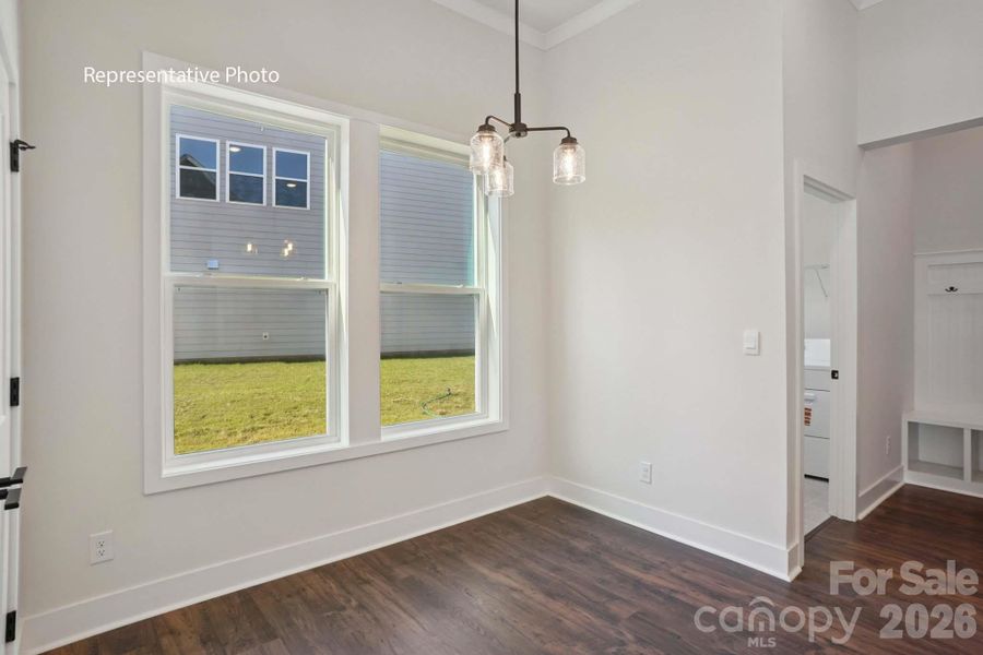 Spacious, unfurnished interior of a new home in Sanctuary at Southgate, Indian Trail (Image 40).