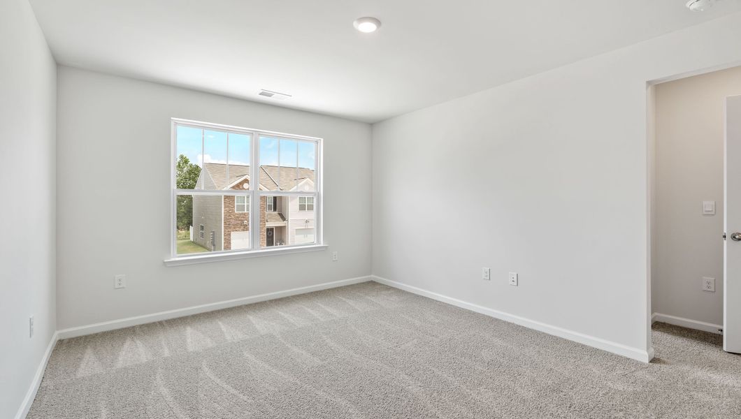 Spacious, unfurnished interior of a new home in Brookside Ridge Townhomes, Greer (Image 24). Spacious, unfurnished interior of a new home in Brookside Ridge Townhomes, Greer (Image 24).