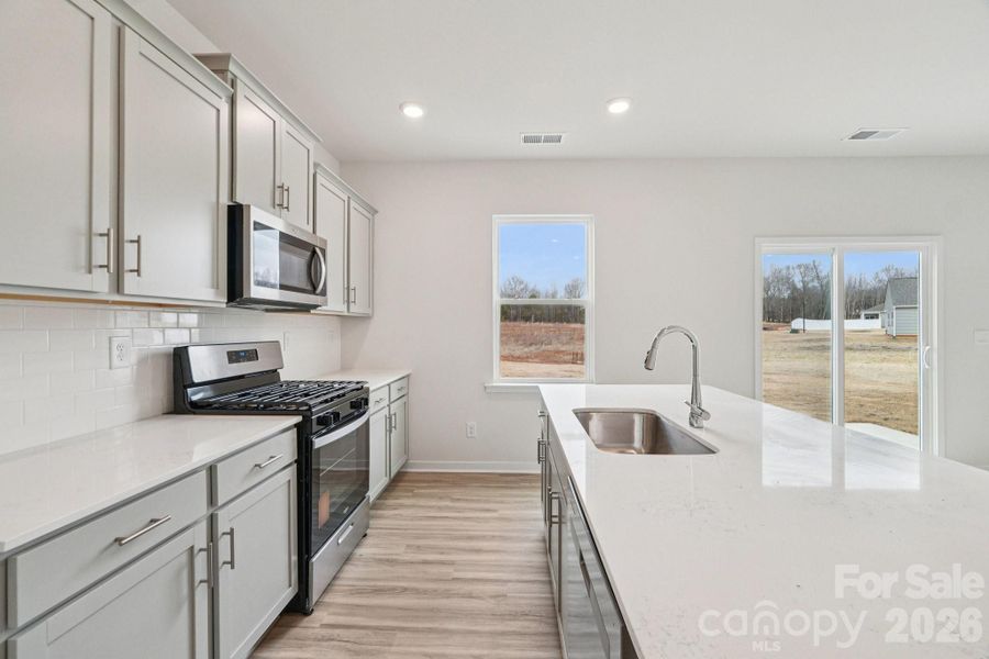 Furnished interior view inside a new home in Clark Creek Landing, Lincolnton (Image 3).