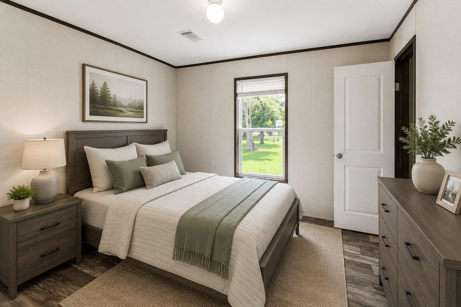 Furnished interior view inside a new home in , Crosby (Image 3).