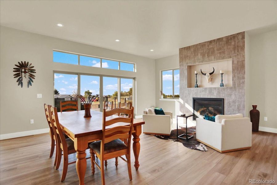 Furnished interior view inside a new home in , Colorado Springs (Image 39).
