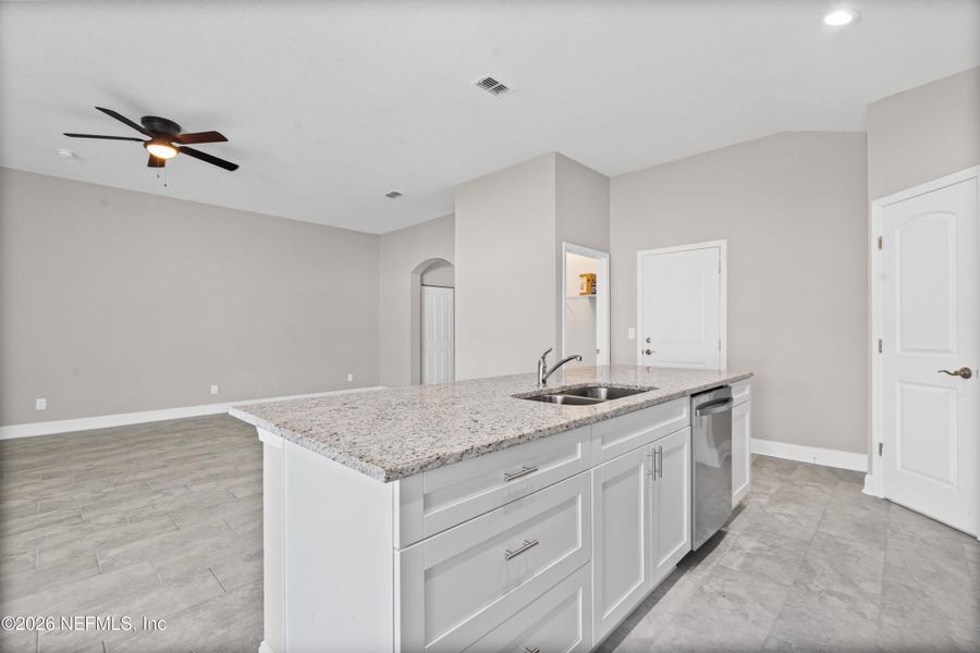 Furnished interior view inside a new home in , Jacksonville (Image 9).