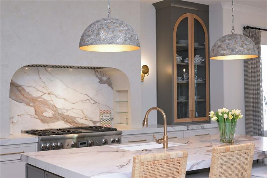 Furnished interior view inside a new home in , Brookhaven (Image 28).