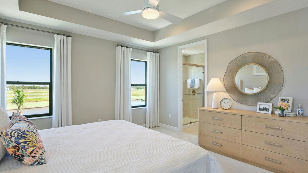 Furnished interior view inside a new home in Grand Park Real Estate and Homes for Sale in Sarasota, FL - Neal Communities, Sarasota (Image 17).