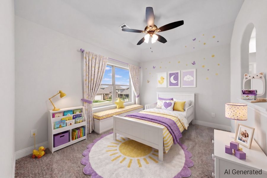 Furnished interior view inside a new home in Summerwood, Red Oak (Image 11).