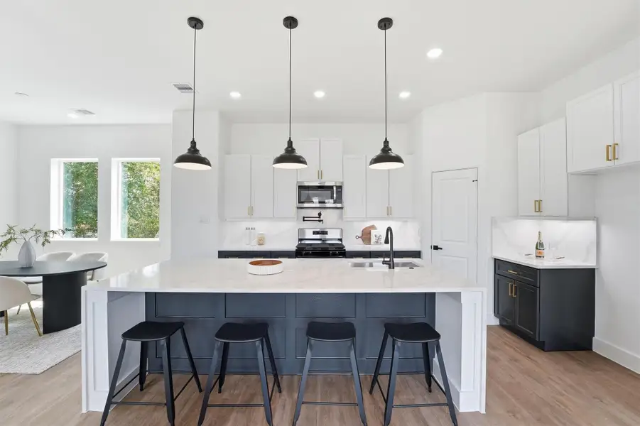 Furnished interior view inside a new home in , Houston (Image 4).