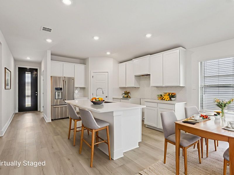 Furnished interior view inside a new home in Stetson Ridge, Marion (Image 3).