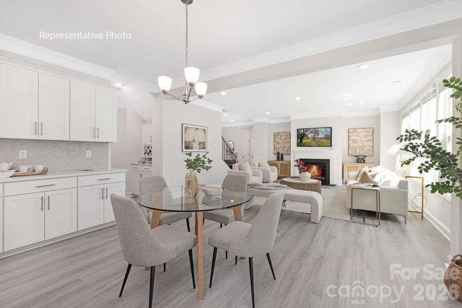 Furnished interior view inside a new home in Sylvan Creek, Denver (Image 5).