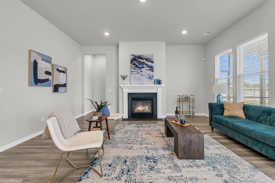 Furnished interior view inside a new home in Horizons at Summers Corner | 55+: The Legends, Summerville (Image 31).