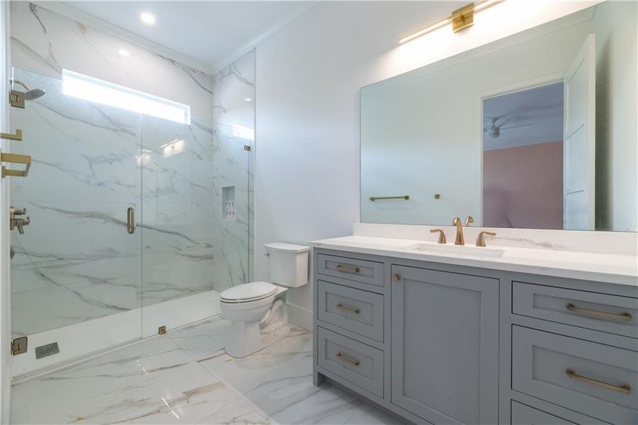 Furnished interior view inside a new home in , Acworth (Image 36).