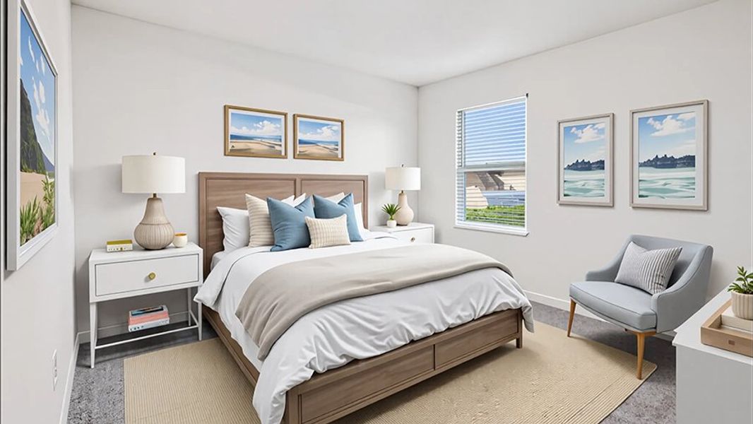 Furnished interior view inside a new home in Sunset Hills, Summerfield (Image 11).