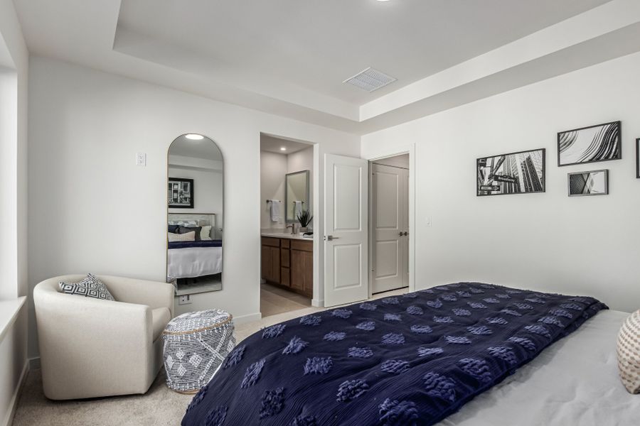 Furnished interior view inside a new home in Parkside at Victory Ridge, Colorado Springs (Image 13).