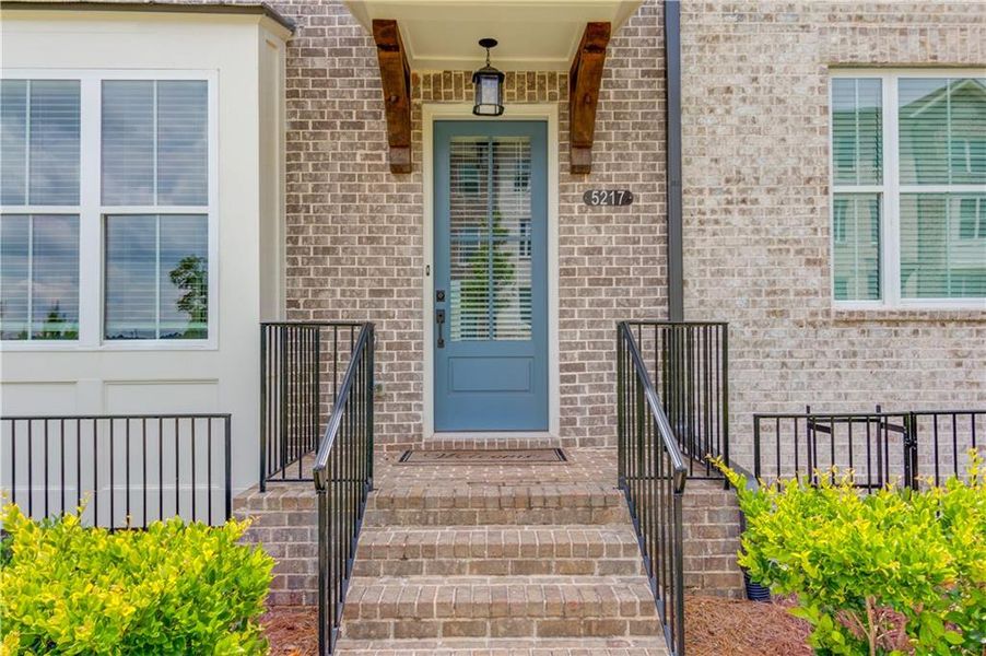 Exterior details and patio area of a home in , Buford (Image 4). Exterior details and patio area of a home in , Buford (Image 4).