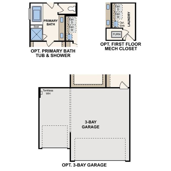 2D floor plan layout of this home in Grand Oaks, Mont Belvieu, TX (Image 4). 2D floor plan layout of this home in Grand Oaks, Mont Belvieu, TX (Image 4).