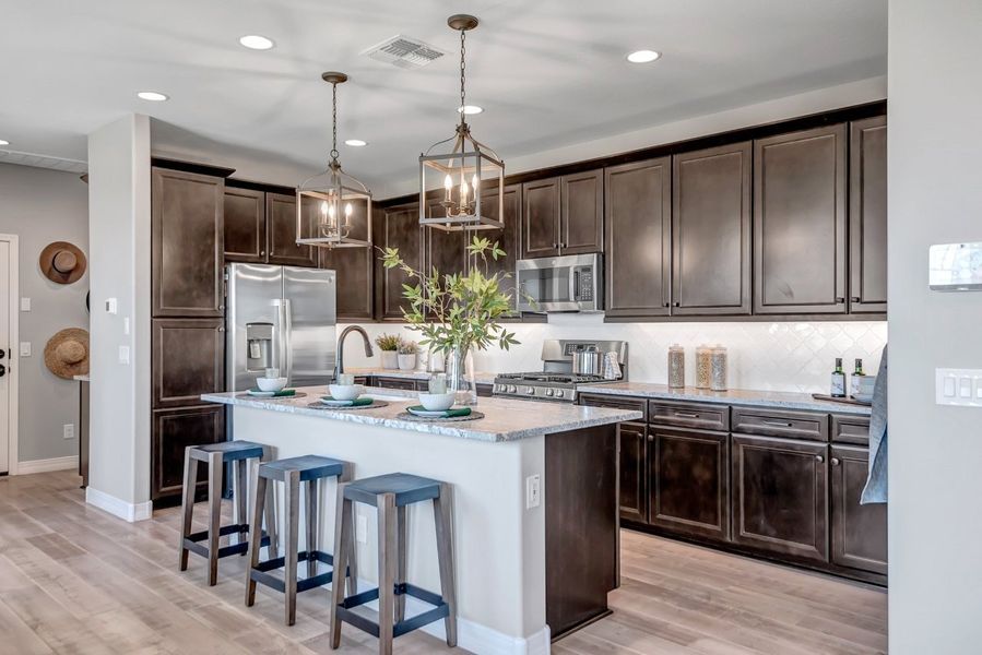 Furnished interior view inside a new home in Ironwood Villages at North Creek, Queen Creek (Image 16).