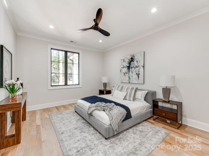 Furnished interior view inside a new home in , Charlotte (Image 29).