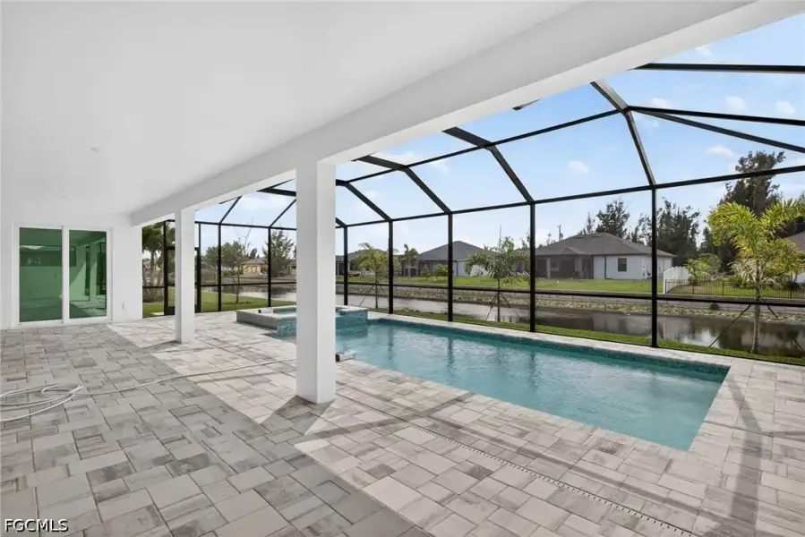 Exterior details and patio area of a home in Cape Coral, Cape Coral (Image 26).