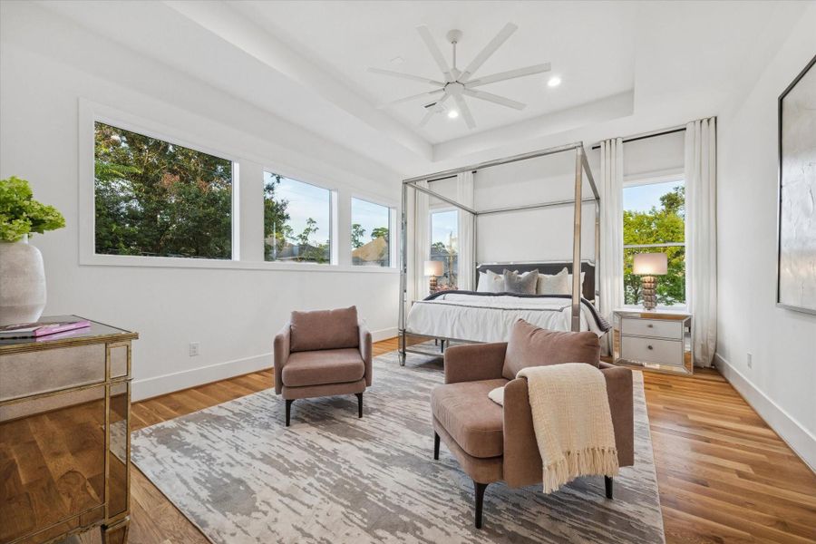 Furnished interior view inside a new home in , Houston (Image 38).