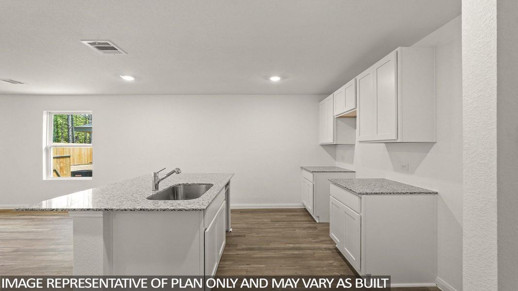 Furnished interior view inside a new home in McCrorey Trails, Conroe (Image 6).