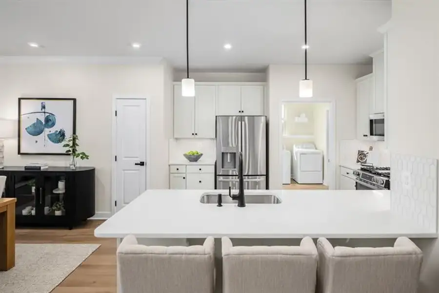 Furnished interior view inside a new home in Newberry 55+ Villas, McDonough (Image 5).