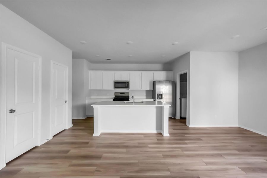 Furnished interior view inside a new home in Saint Tropez, Houston (Image 10). Furnished interior view inside a new home in Saint Tropez, Houston (Image 10).