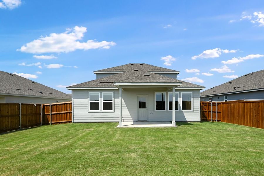 Front exterior of a new home in River Ridge, Crandall, TX, highlighting curb appeal (Image 2). Front exterior of a new home in River Ridge, Crandall, TX, highlighting curb appeal (Image 2).
