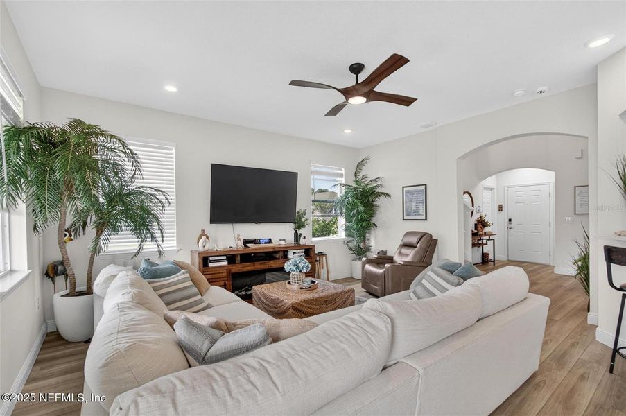 Furnished interior view inside a new home in Sawmill Creek at Palm Coast Park, Palm Coast (Image 33).