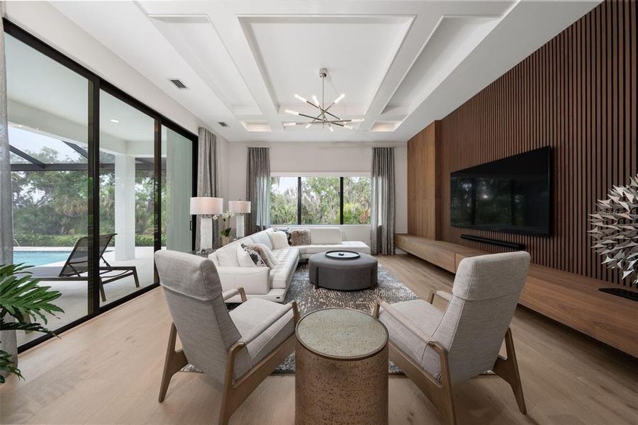 Furnished interior view inside a new home in , Parrish (Image 10).