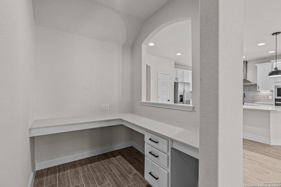Furnished interior view inside a new home in Davis Ranch, San Antonio (Image 2). Furnished interior view inside a new home in Davis Ranch, San Antonio (Image 2).