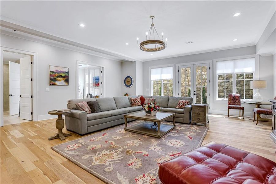 Furnished interior view inside a new home in , Dahlonega (Image 36).