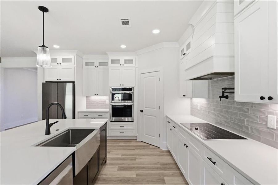 Furnished interior view inside a new home in , Hoschton (Image 8).