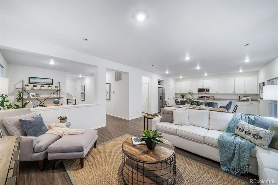 Furnished interior view inside a new home in , Aurora (Image 25).