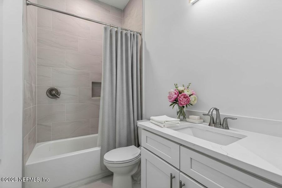 Furnished interior view inside a new home in , St. Johns (Image 11).
