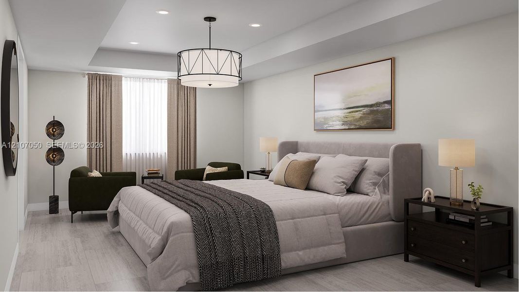 Furnished interior view inside a new home in Parkland Royale, Parkland (Image 7).
