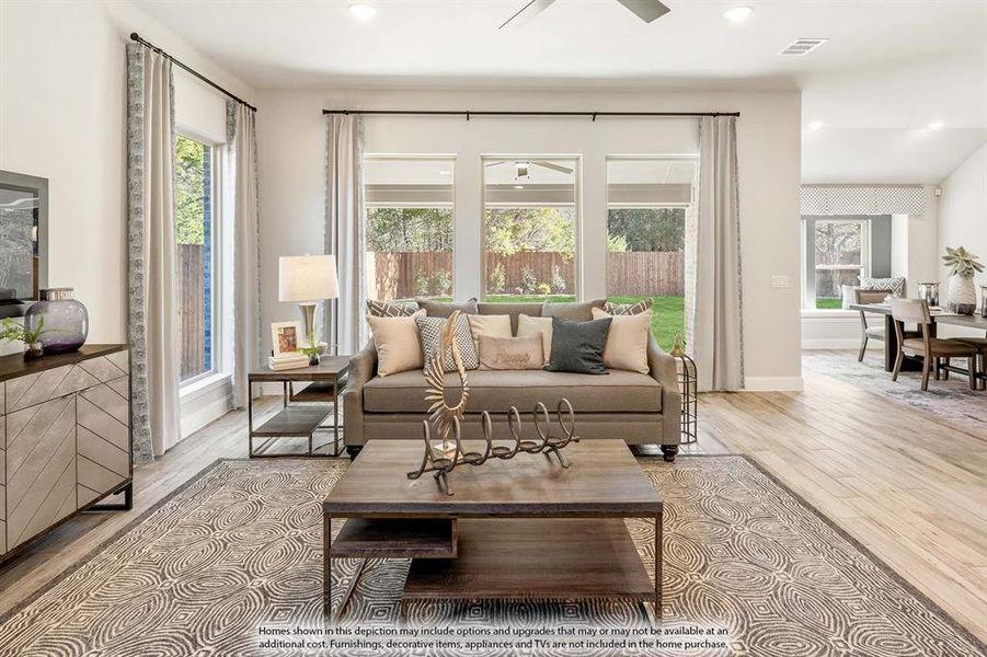 Furnished interior view inside a new home in Wildflower Ranch, Fort Worth (Image 15).