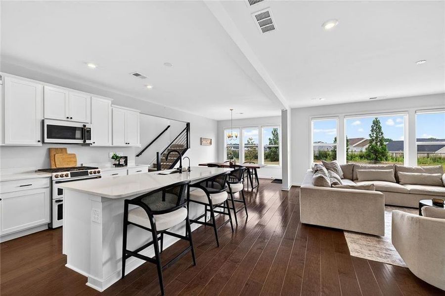 Furnished interior view inside a new home in Sweetbay Farm, Lawrenceville (Image 23).