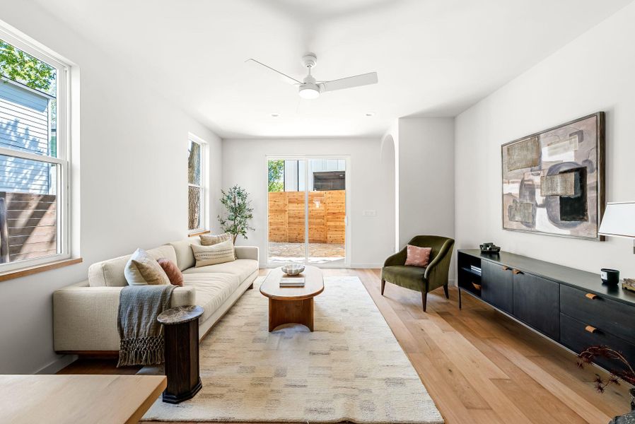 Furnished interior view inside a new home in , Austin (Image 5).