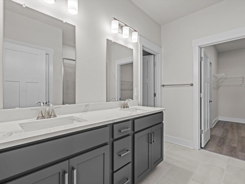 Furnished interior view inside a new home in Cedar Shoals - Signature Collection, Piedmont (Image 7). Furnished interior view inside a new home in Cedar Shoals - Signature Collection, Piedmont (Image 7).