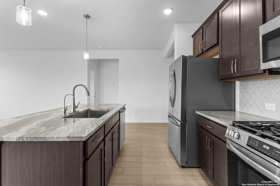 Furnished interior view inside a new home in Horizon Pointe, Converse (Image 105).