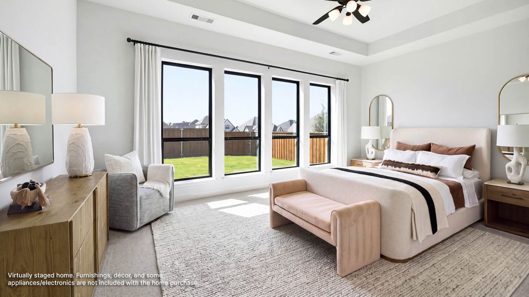 Furnished interior view inside a new home in Terraces, Rockwall (Image 9). Furnished interior view inside a new home in Terraces, Rockwall (Image 9).